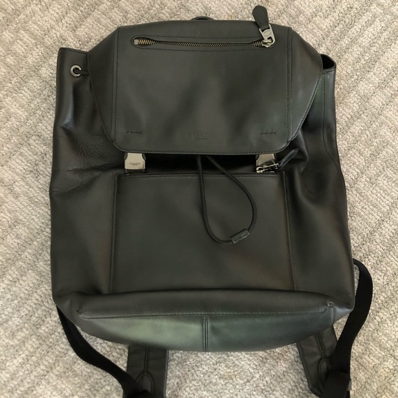 Men’s coach leather backpack - Picture 4 of 5